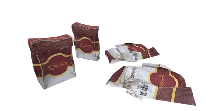 dirty cigarette box pack 001 — Descargar