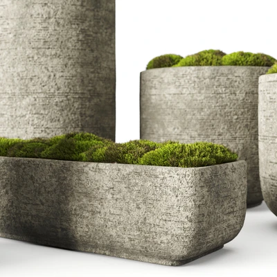 Restoration Hardware Etched Concrete Vessel Collection — Вид 5
