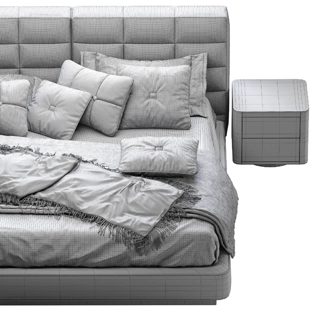 Minotti - Lawrence Bed 2 — Скачать