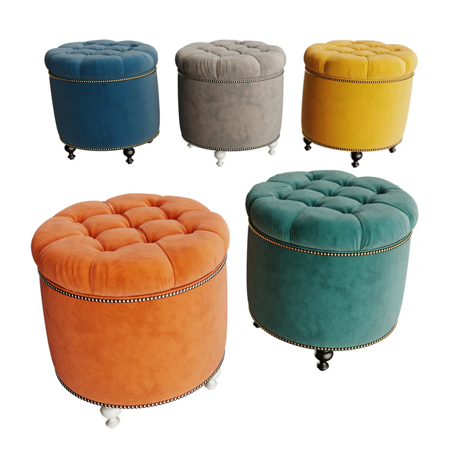 Soft padded stool Grosseto — Descargar