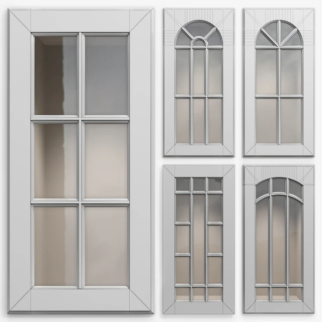 Cabinet Doors Set 4 / Glass kitchen fronts — Descargar