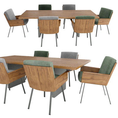 Fynn Table and Daiki Chair — Вид 1