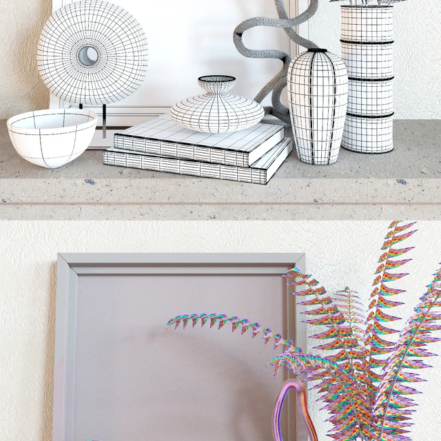 Decoration set Cyrtomium falcatum — Скачать