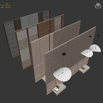 Декоративная стеновая панель set 81 — Вид 7
