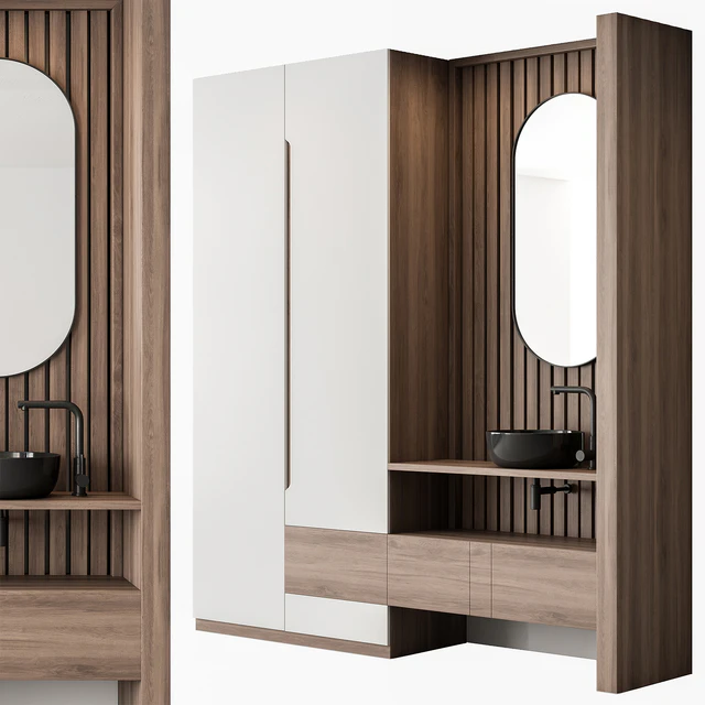 Bathroom Set Stone Wall - Set 60 — Скачать