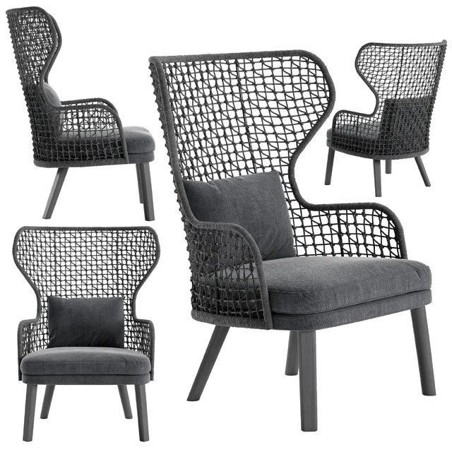 Varaschin Emma bergere armchair — Скачать