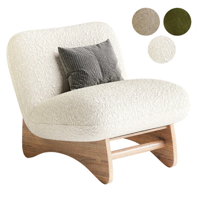 Enisa Slipper Chair — Ver 3