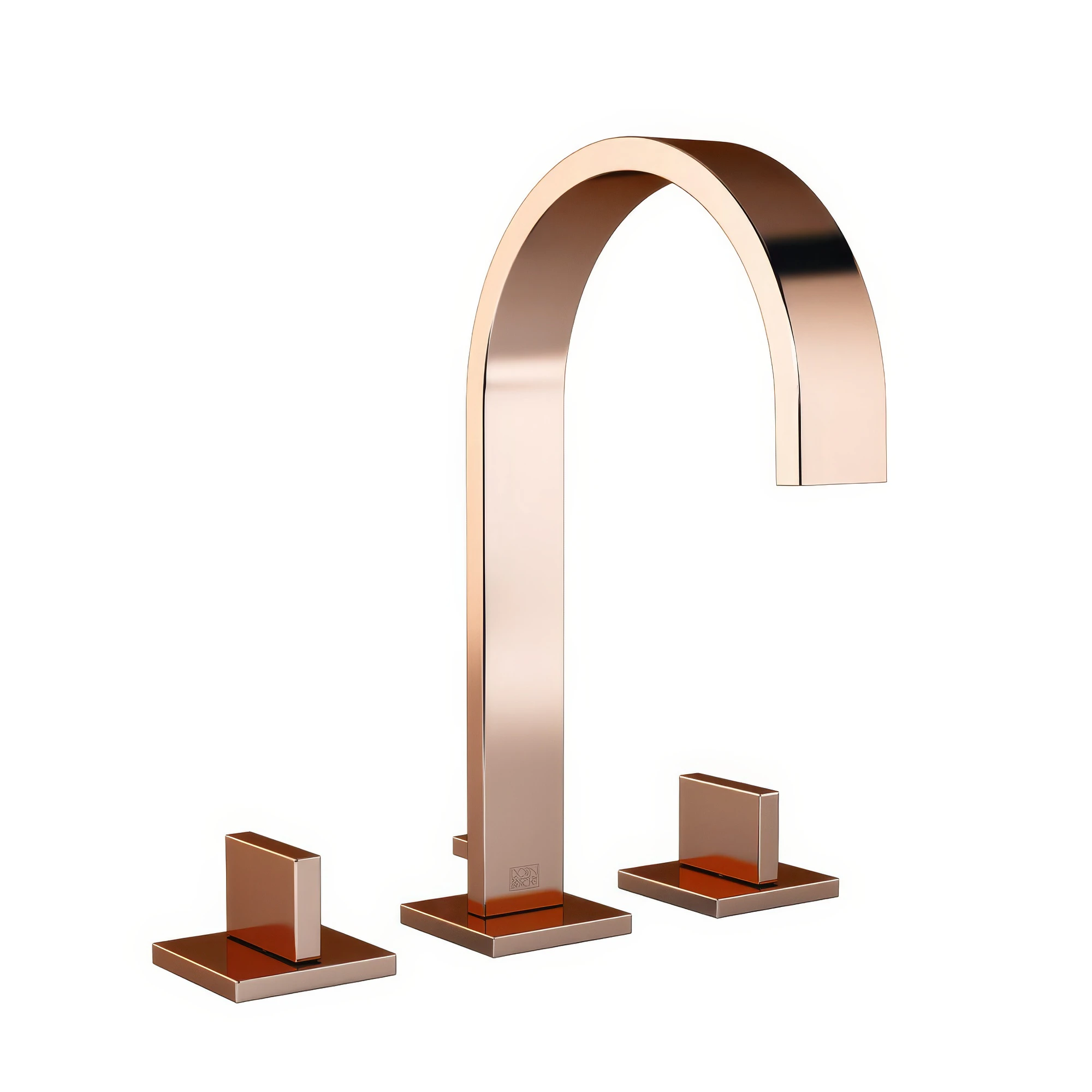 three hole basin mixer with individual rosettes by dornbracht — Descargar