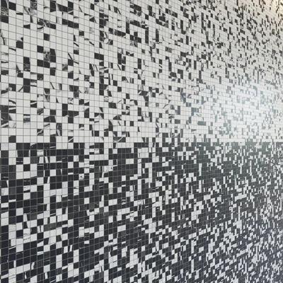 Architectural Design Floor gres Wave Flow B&W MARBLE set 2 — Ver 7