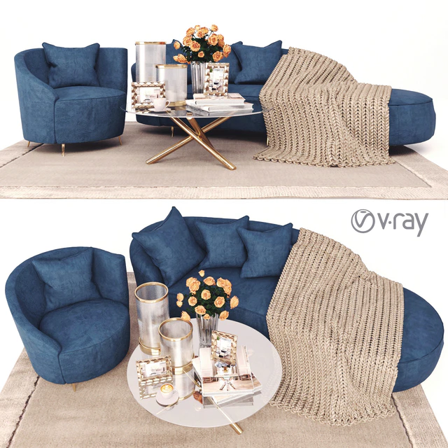 Decor set eichholtz Khan — Descargar