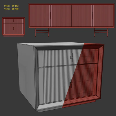 Комод  и тумба прикроватная Astoria. Nightstand, sideboard by Enza Home — Вид 4