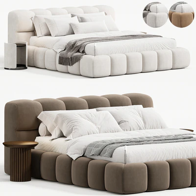 Hildon Boucle Bed Frame — Ver 1