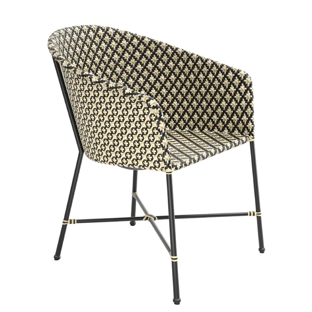 Cb2 Brava Dining-Lounge Gray Wicker Chair — Descargar