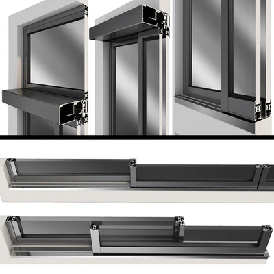 Sliding Metal Automatic Doors — Ver 5