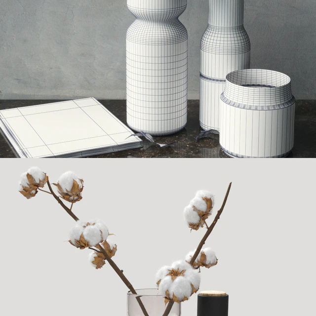 Cotton Branch Set — Скачать