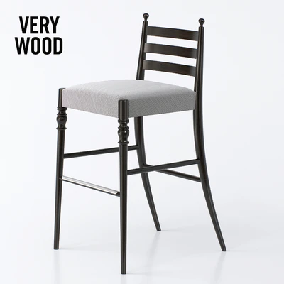 CENTURY 16 Upholstered counter stool — Вид 1