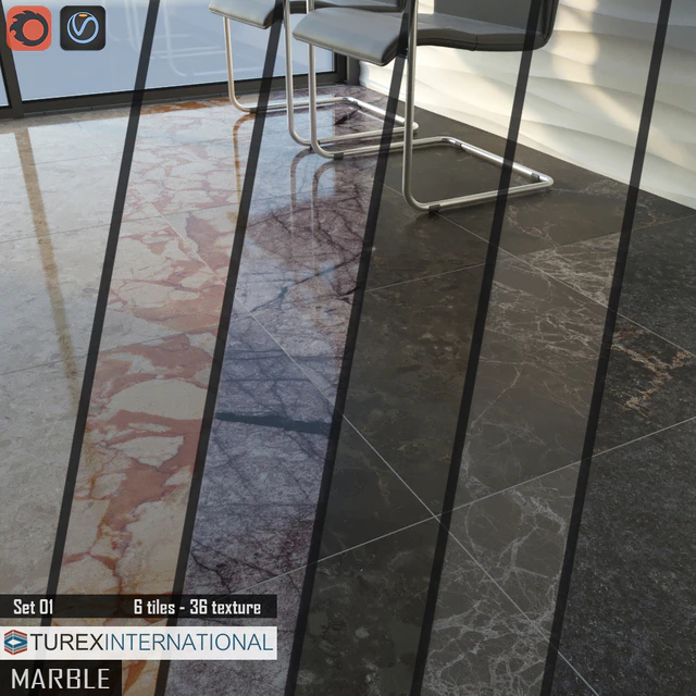 TUREX INTERNATIONAL Marble Tiles Set 01 — Скачать