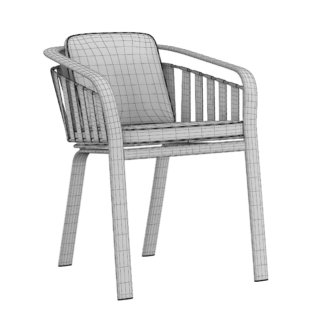 Trelon Stacking Cushion Chair — Descargar