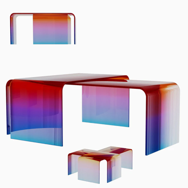 Gradient Glass Tables — Descargar