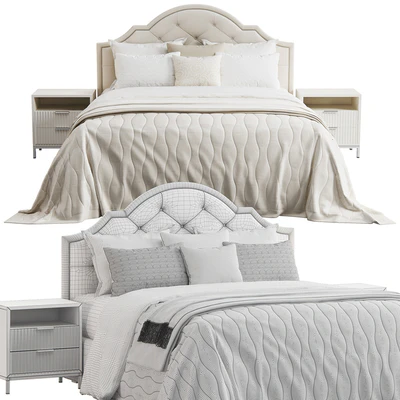 Bassett Bonnet Qween Headboard Bed — Ver 3