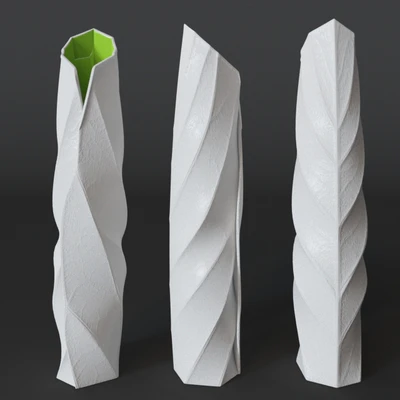 Vase in the form of a sheet — Descargar