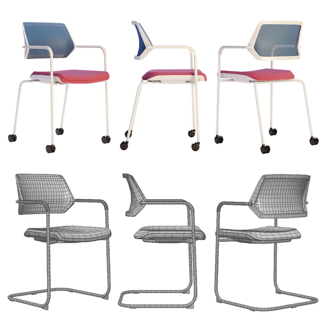 Steelcase - Office Chair Qivi Set1 — Descargar