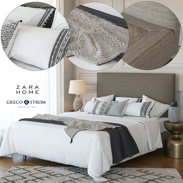 Zara Home Linen Collection Bedding  + Greco Strom Bed#7 — Скачать