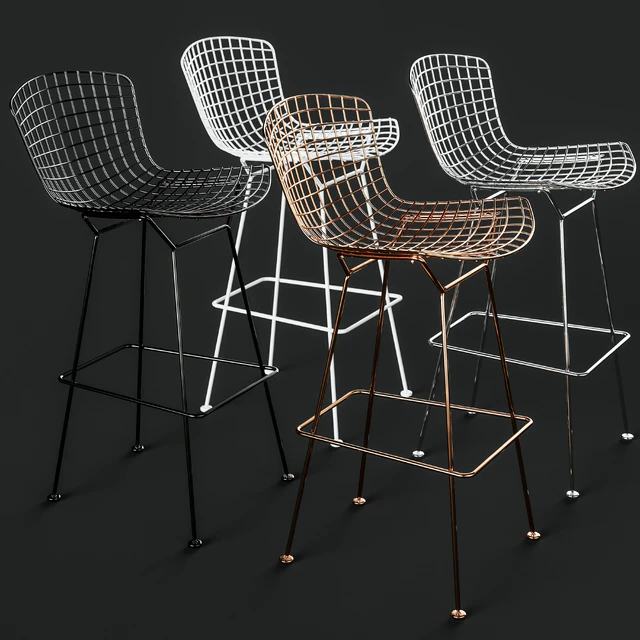Knoll Bertoia Barstool Rockwell Unscripted Tall Table — Descargar