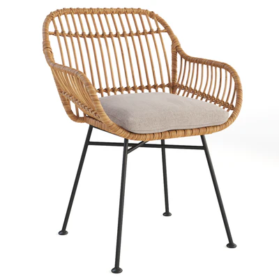 Bay Isle Bushnell 3 Piece Rattan Seating Group — Ver 4