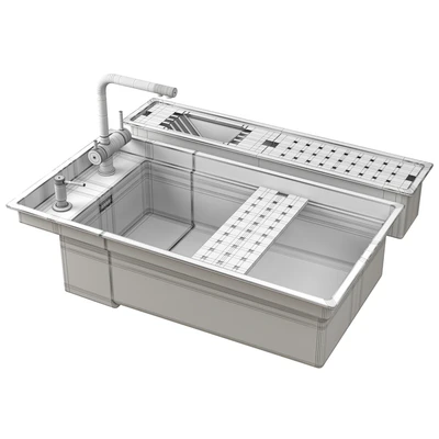 Sink and mixer Omoikiri Kinaru Pro 86-U/I — View 7