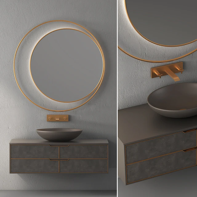 Modern Bathroom Cabinet | No. 104 — Descargar
