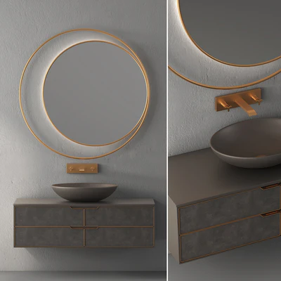 Modern Bathroom Cabinet | No. 104 — Ver 1