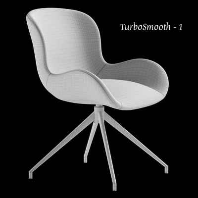 Dining chair made of boucle fabric Asyar — Вид 4
