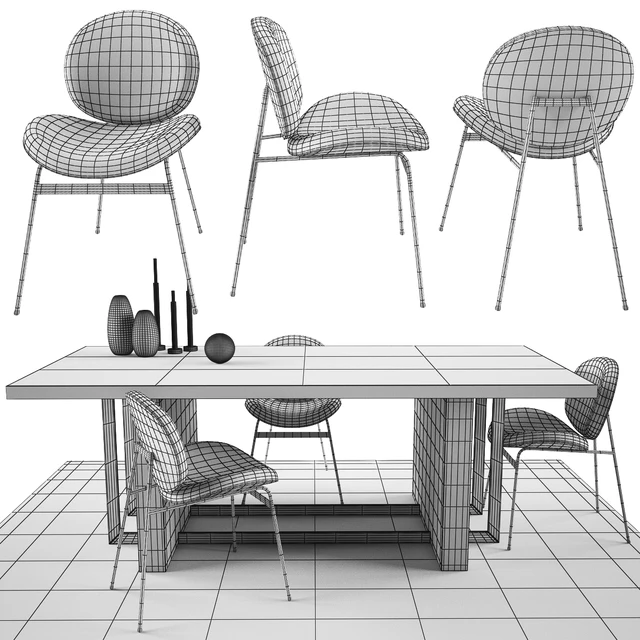 Jane Dinning Chair and Whitney Dining Table by West elm Collection — Download