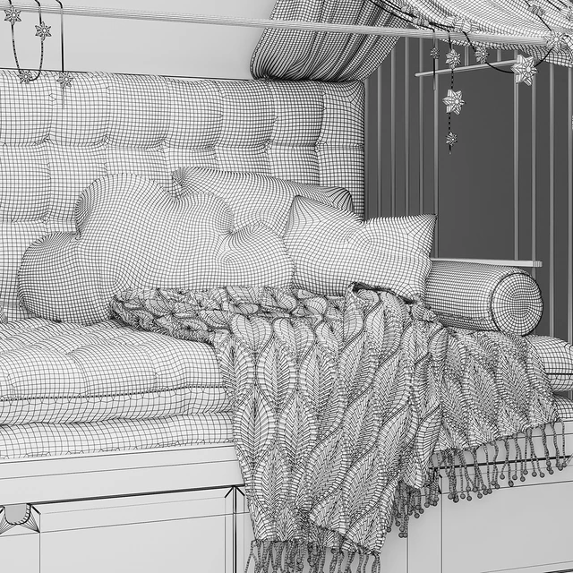 Сhildren's bed - house — Descargar