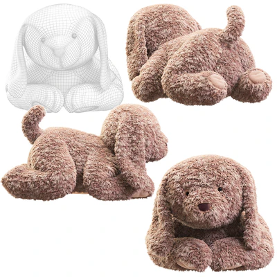 Pottery Barn plush liama Labradoodle Giraffe — Ver 6