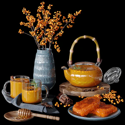 Honeycomb decorative set — Ver 1