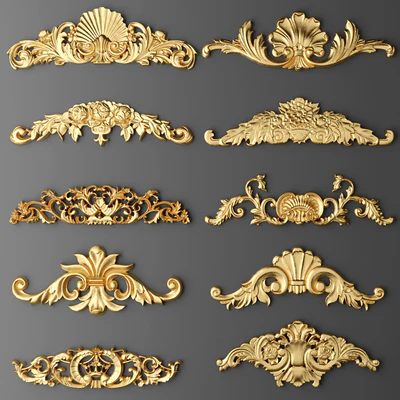 Set stucco decoration. — Ver 1