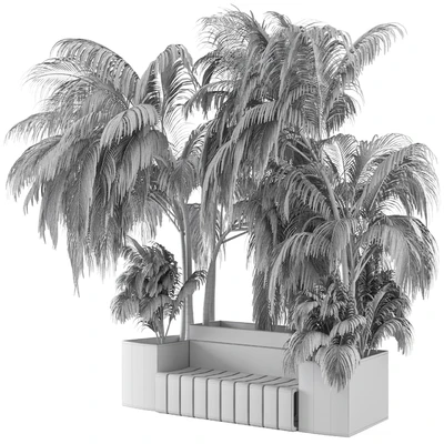 Outdoor Garden set bush and Tree - Garden Set 76 — Вид 5