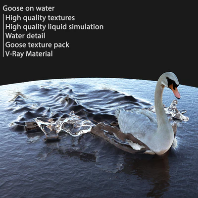 Goose on water — Ver 3