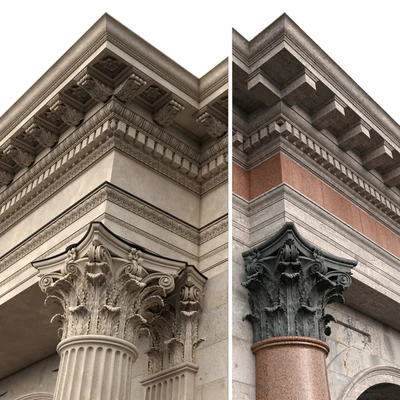 Corinthian Order Vignola Column — Ver 5