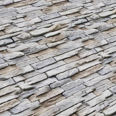 FB596 Exterior Stone Cladding facade | 3MAT | PBR | Seamless — Ver 7