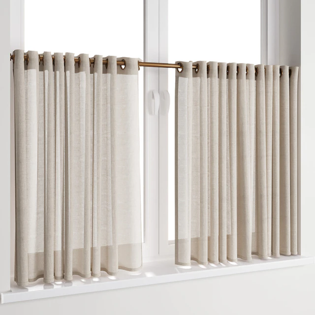 Curtain 54/ Шторы короткие на кольцах — Скачать