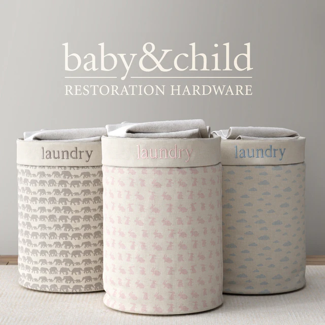 RH / NURSERY CANVAS HAMPER — Descargar