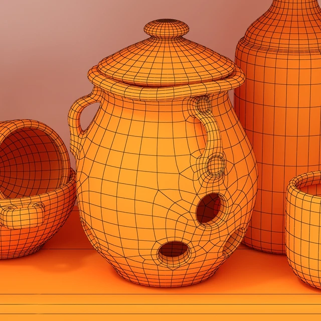 Dishes clay n22 / Clay dishes No. 22 — Descargar
