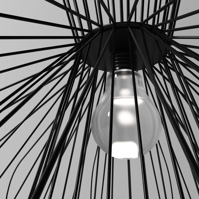 Lamp Parachute Composizione 2 - Nero — Descargar