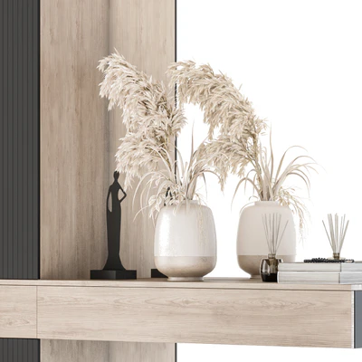 Hallway 08 - Black and Wood Set — Вид 5