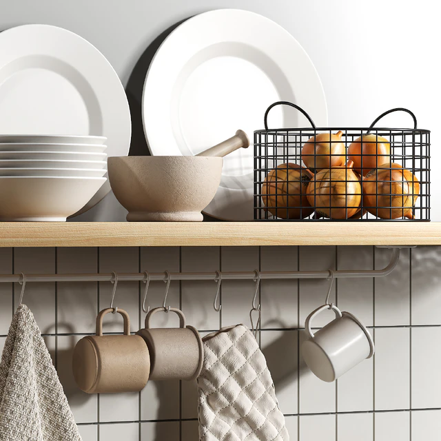 Decorative kitchen set 05 — Скачать