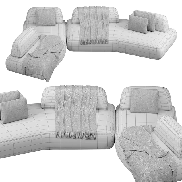 CURVE Sofa by Art Nova, Sofas — Descargar