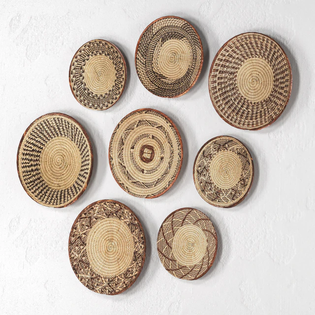 Wicker African wall baskets. — Descargar